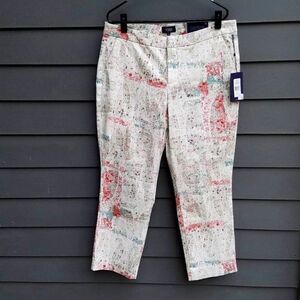 NWT NYDJ Paisley Everyday Trouser Size 12